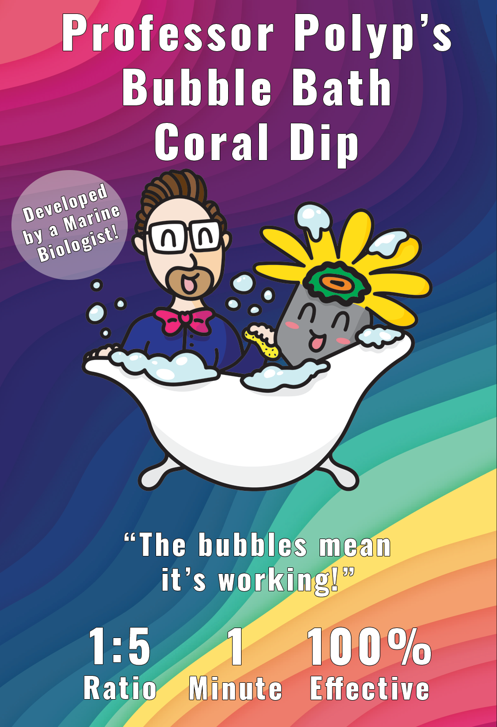 Professor Polyp's Bubble Bath Coral Dip