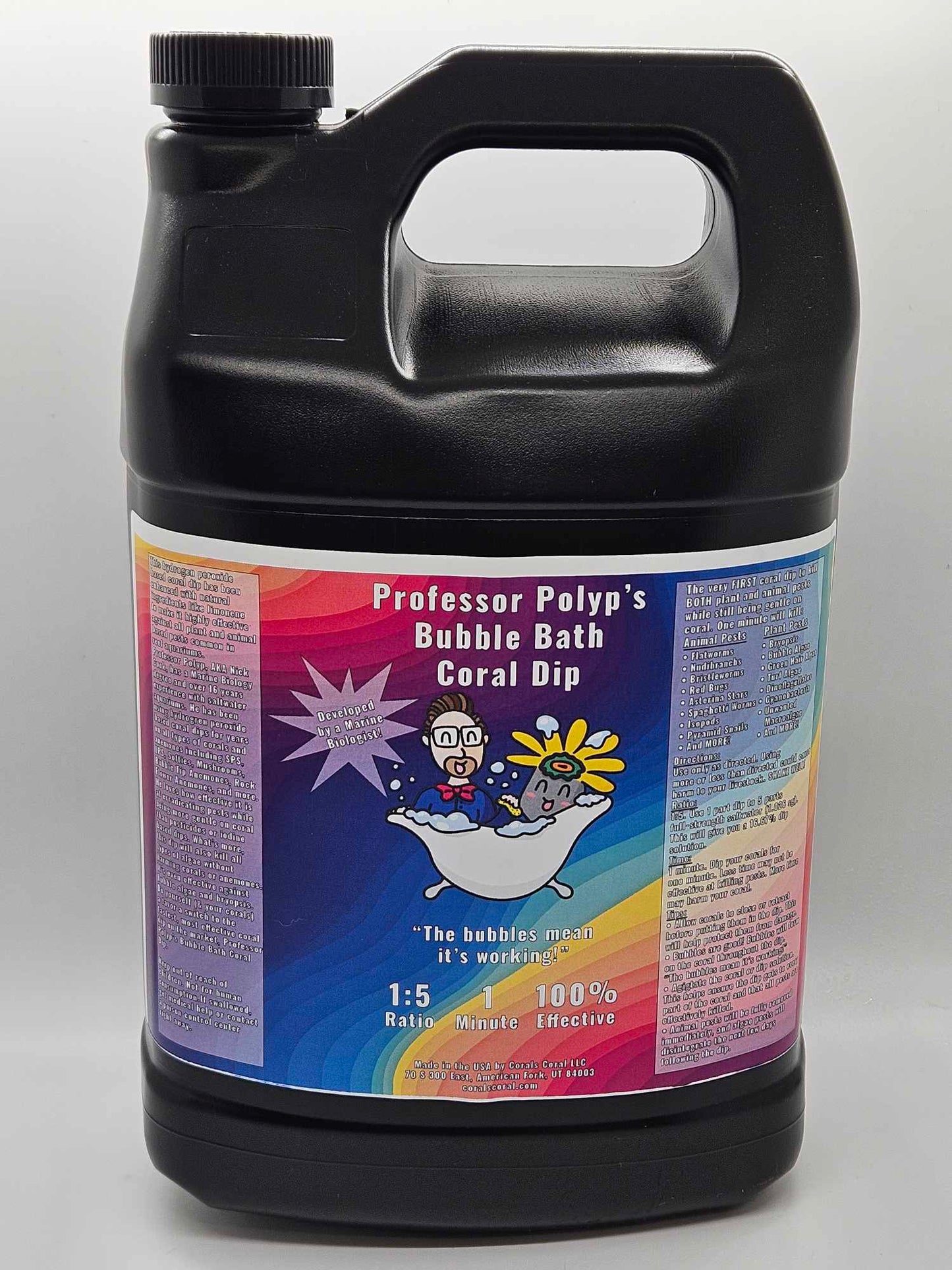 BLACK FRIDAY SALE: ends 12/2 Professor Polyp's Bubble Bath Coral Dip