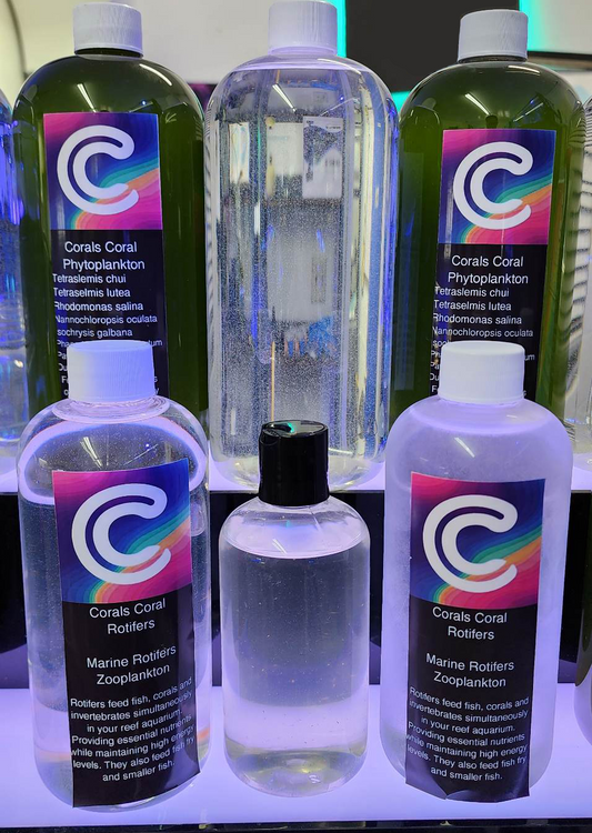 Coralscoral.com Living Reef EcoBoost: LIVE Phyto, Pod, & Rotifer PACKAGE