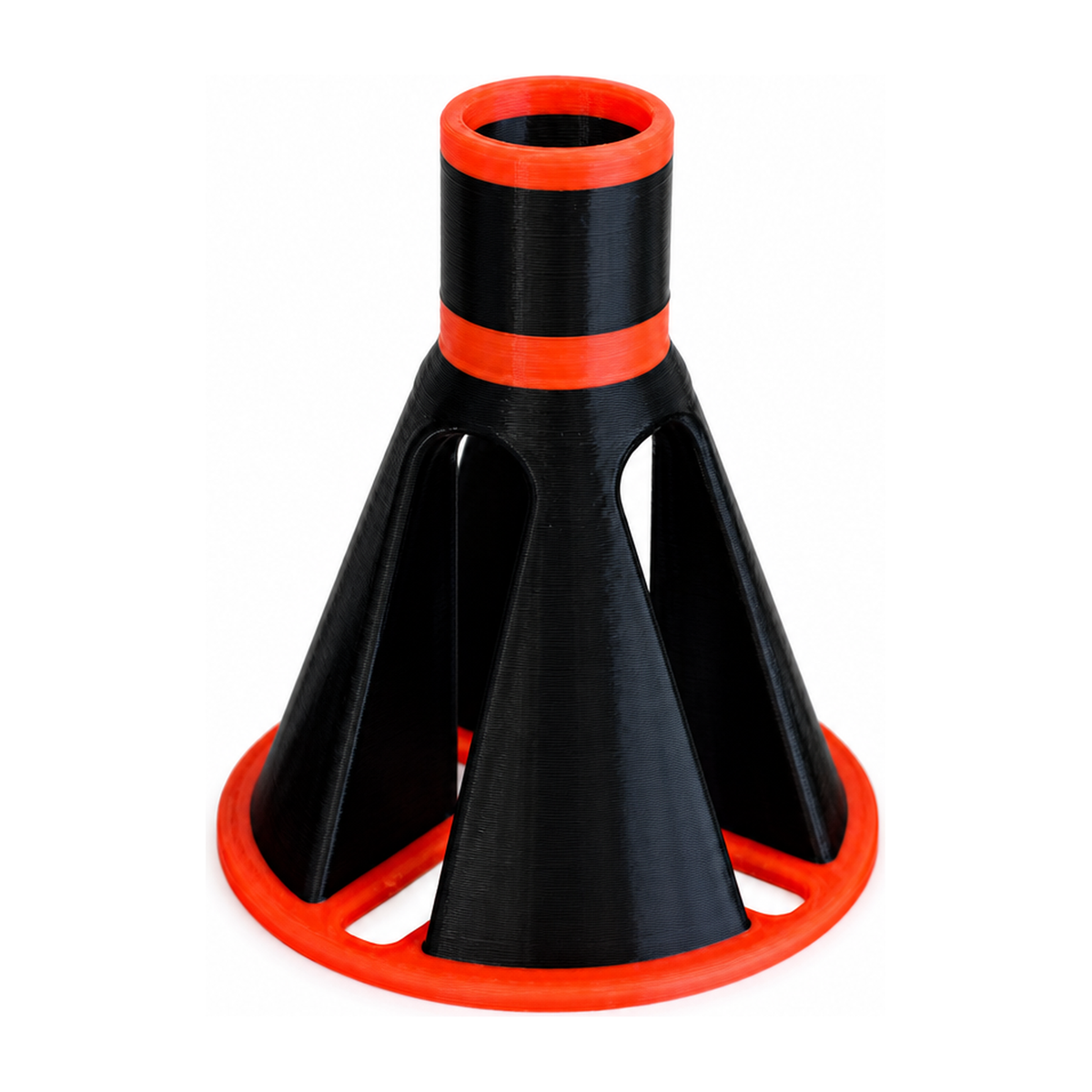 coral stand orange