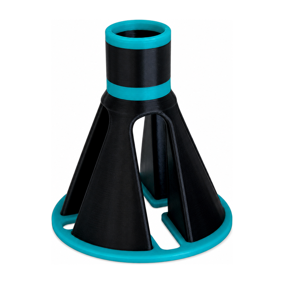 coral stand teal