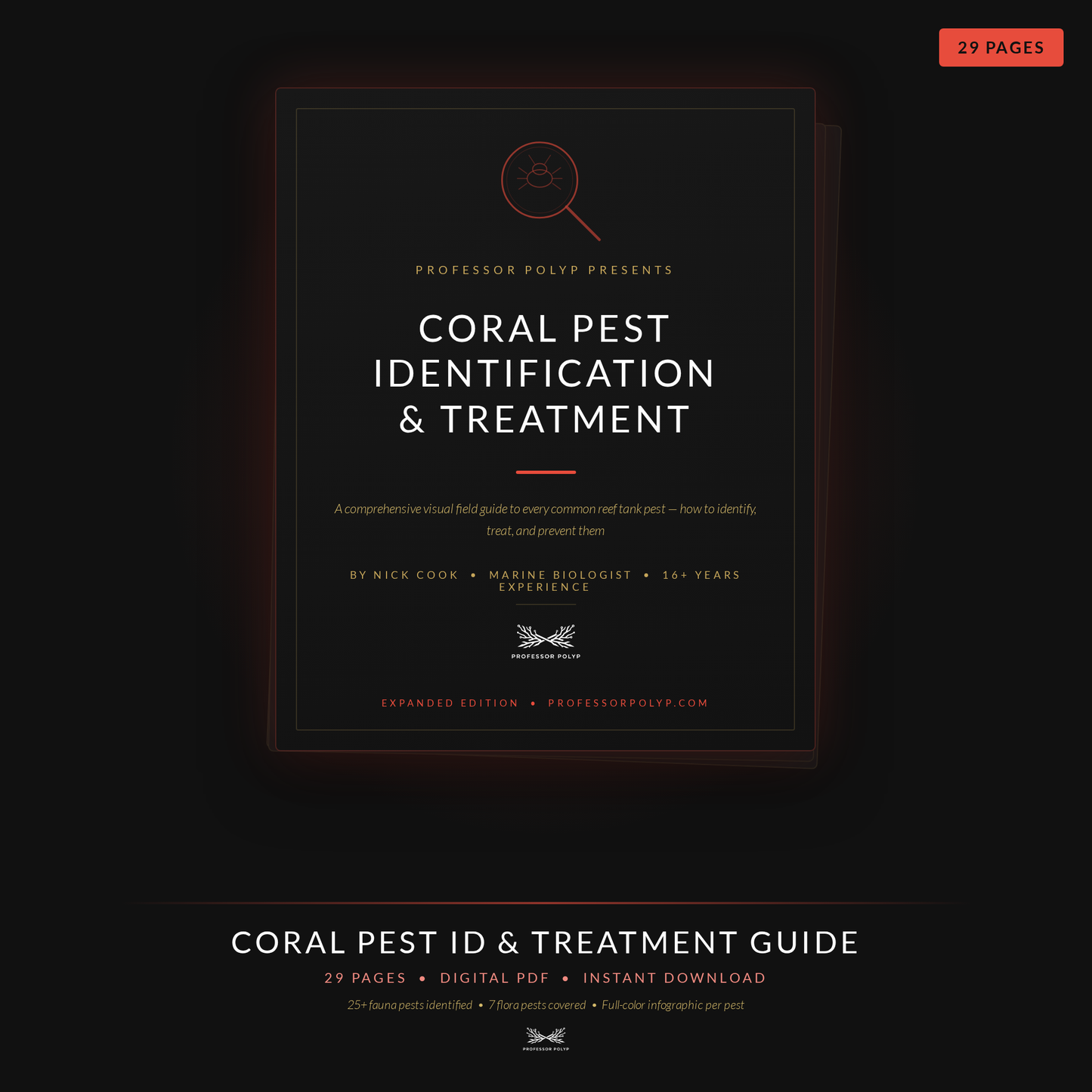 Coral Pest ID & Treatment Guide — Digital Download